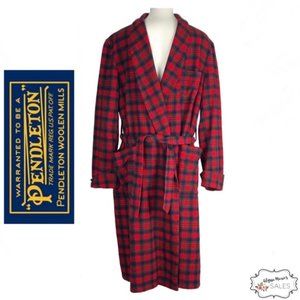 Pendleton Tartan Wool Men's Vintage bathrobe